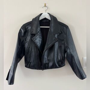 Princess Poly Lioness Faux Leather Black Jacket
